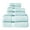 Seafoam, variant on Premium Egyptian Cotton Highly Absorbent Assorted 6-Piece Plush Towel Set - 30" x 55", 20" x 30", 13" x 13"