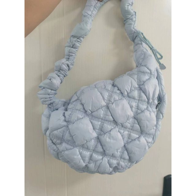 Bolso de mujer de estilo coreano, bolso de hombro tipo bandolera con pliegues en forma de nube que combina con todo, bolso informal tipo bola de masa hervida, bolso popular