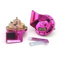 thumbnail image 4 of Graflsoa AS008P 12V Dual Tone Snail Horn for Cars, Motorcycles, and Small Vehicles - Rose Red, 2-Pack, 4 of 6