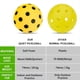 thumbnail image 5 of Pelotas de Pickleball Silenciosas Pelotas de Práctica de Espuma Silenciosas con Rebote Real Exacto Material de PU Suave para Interiores y Exteriores, 5 of 5