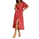 thumbnail image 3 of Vestido De Mujer, Hermoso Y Atractivo Estampado Con Cuello En V Para Viajes Para El Ocio Diario OTVIAP M rojo, 3 of 6