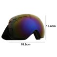 thumbnail image 2 of Gafas de esquí para adultos, gafas esféricas grandes., 2 of 5