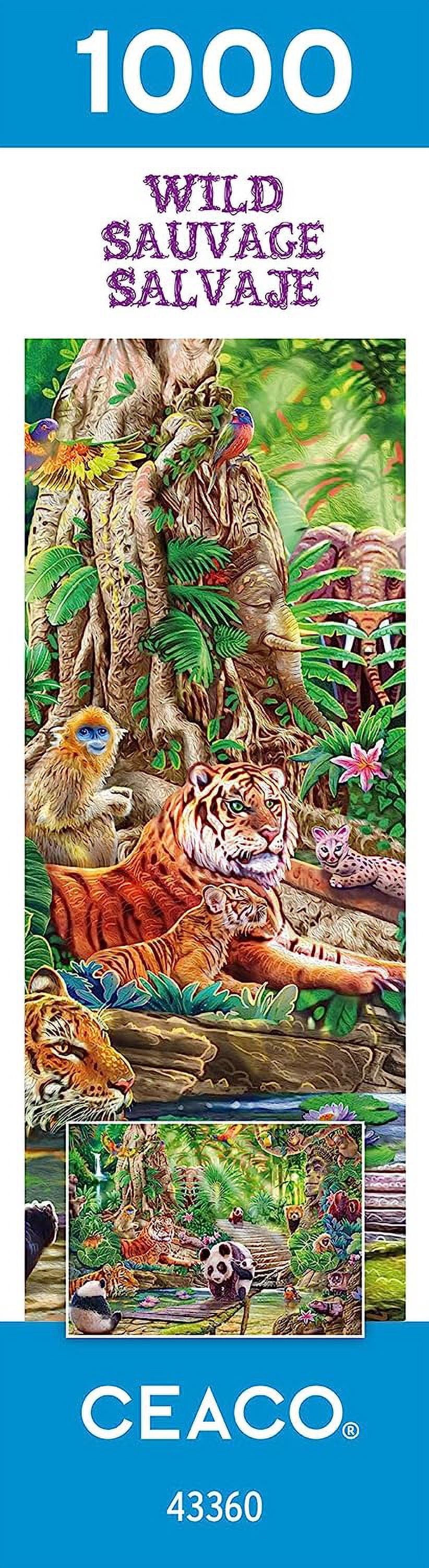 Ceaco Wild Series 4 - Asian Wildlife in Jungle (750 Pieces) New