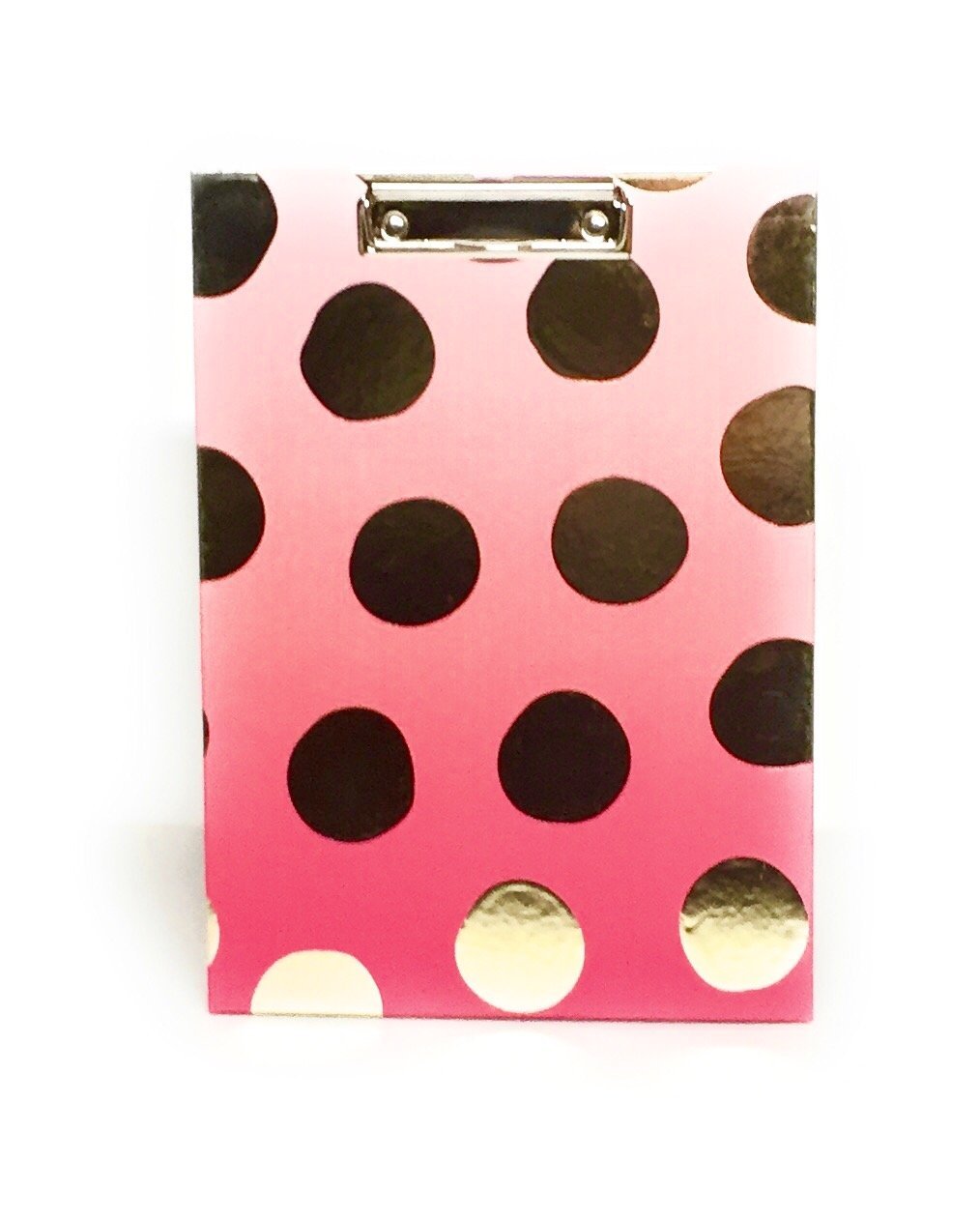 Pink Studio Clipboard Padfolio /PINK /GOLD Dotts, Clipboard Padfolio