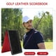 thumbnail image 1 of Billetera de piel de cocodrilo para golf, para tarjetas de puntuación, de bolsillo negro Ndcxsfigh Para Estrenar, 1 of 8