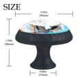 thumbnail image 4 of 4 Pcs Cartoon Cow Knobs for Kitchen Cabinet Cupboard Dresser Bookcase Drawer Pulls Handles Round Home Decor, 4 of 8