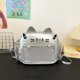 thumbnail image 3 of Bolso Cruzado Lindo Mochila Gato PU Correa Ajustable Bolsillo Transparente para Niñas Mujeres, 3 of 9