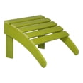 thumbnail image 7 of Portside 4-Piece Adirondack Chair with Matching Ottoman Footrest Set Lime Green, 7 of 7