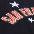 thumbnail image 7 of Women's Mitchell & Ness Black San Francisco Giants Pep Rally Cropped Boxy T-Shirt, 7 of 7