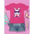 thumbnail image 3 of Cool Sunglasses Bunny T-Shirt Juniors -Image by Shutterstock,  x-Small, 3 of 4