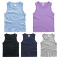thumbnail image 3 of YTDSCS Kids Baby Boys Girls Summer Crewneck Tank Cotton Sleeveless Undershirts 2-7 Years Unisex Soft Solid Colors Vest, 3 of 7