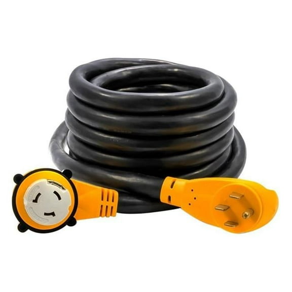 Power Grip Extension Power Cord with Handle Grip 50Am-50Af Locking - 25 ft. x 90 deg