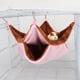 thumbnail image 5 of Hamaca colgante de doble capa para animales pequeños, jaula cálida, cama colgante para mascotas Rosado, 5 of 9