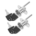 thumbnail image 1 of VERDANVERSE 2PCS Furniture Locks Cold-rolled Steel Drawer Lock with Key for Wardrobe, 1 of 8