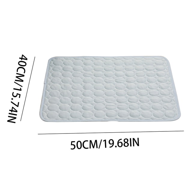 Xihbxyly Tapete de Hielo para Mascotas, Tela de Seda Refrescante, Alivio Suave para Las Articulaciones, Diseño Fácil de Usar, Mantiene a Las Mascotas Frescas, Área de Descanso Cómoda, Alivio Del Calo