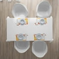 thumbnail image 4 of Zodiac Scorpio Placemats Set of 4 The Eighth Sign from The series of Zodiac Framework Design, Washable Fabric Place Mats for Dining Room Kitchen Table Decor,Vermilion Orange Yellow, by Ambesonne, 4 of 4