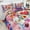Red - Flower, variant on 2/3-Piece Pure and Elegant Heart Floral Quilt Set, 1pc Quilt + 1/2 Pcs Pillowcases, Soft Breathable Comfortable Lightweight, Hypoallergenic, Machine Washable Bedspread Bedding Room Decor