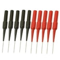 thumbnail image 4 of Multímetro sensible a la aguja de perforación del aislamiento de la sonda de prueba para conector banana 10 piezas, 4 of 7