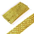 thumbnail image 1 of Uxcell 1.4 Inch x 7 Yards Sequins Trim Flat Sequin Paillette Ribbon Strip for Crafts, DIY Sewing Costume Light Gold, 1 of 7