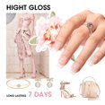 thumbnail image 4 of Set de esmaltes de uñas GELLEN Sheer Pink con base transparente, 6 unidades, 4 of 7