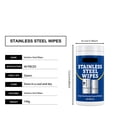 thumbnail image 4 of NIUBWJL Stainless Steel Cleaning Wipes Streak-Free For Appliances Surfaces Cleans Polishes Fingerprints Grime Grease10ml, 4 of 7
