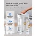thumbnail image 2 of Rechargeable Water Filter Dispenser, 5-Stage Long-Life Instant Electric Pitcher, Reduces 70+ Contaminants, Softens Water, 15-Cup Portable Countertop System, 2 of 10