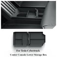 thumbnail image 2 of 2PCS For Tesla Cybertruck 2024 Center Console Lower Non-slip Storage Box TPE Console Organizer Case Storage Tidying, 2 of 7