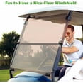 thumbnail image 6 of 10L0L Golf Cart Windshield for Club Car Precedent 2004-up, Tinted Folding Down Windscreen, 6 of 6