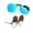 02-Tea Lens-Polarized, variant on Joopin Polarized Clip on Sunglasses for Women Men Rimless Flip Up Anti-Glare Driving Glasses(Black)