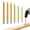 3-8mm-6pcs, variant on HSS Twist Drill Bit Set for Drilling Screwing Boring Carving Cutting, Titanium‑Coated HSS Construction For Reduces Friction When Drilling Wood, Plastic, Aluminum And Thin‑Metal Sheets