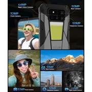 Unihertz Tank 4 Pro Rugged Phone, 16GB+512GB,6.73 inch,11600mAh
