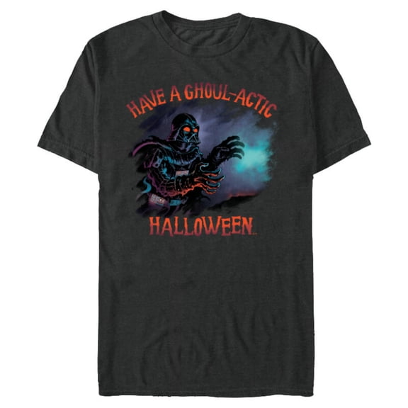 Star Wars Darth Vader Have a Ghoul-actic Halloween - Short Sleeve Blended T-Shirt for Adults - Customized-Graphite Snow Heather