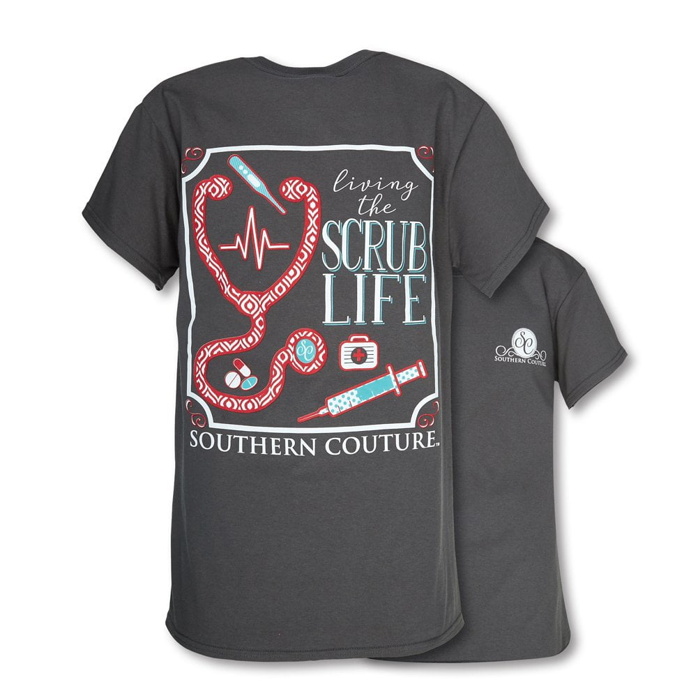 Southern Couture SC Classic Scrub Life Womens Classic Fit T-Shirt