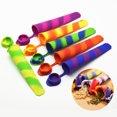 thumbnail image 4 of Juego de 6 moldes de silicona para paletas de hielo, moldes para hacer paletas de hielo, 100 % silicona alimentaria, sin BPA, 4 of 8