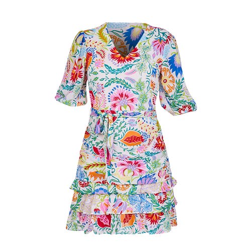 984-52 Vestido multicolor Cklass 984-52