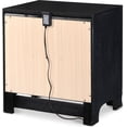 thumbnail image 6 of ClickDecor Edmond 2 Drawer Nightstand with USB Black, 6 of 12