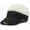 Black Beige, variant on Novelty Hair Visor Sun Cap Wig Peaked Baseball Hat with Spiked Hairs