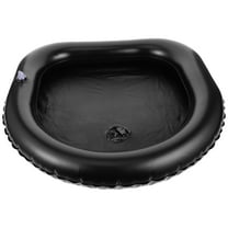BESTYASH Shampoo Bowl Hair Wash Basin Black Inflatable 1 Set