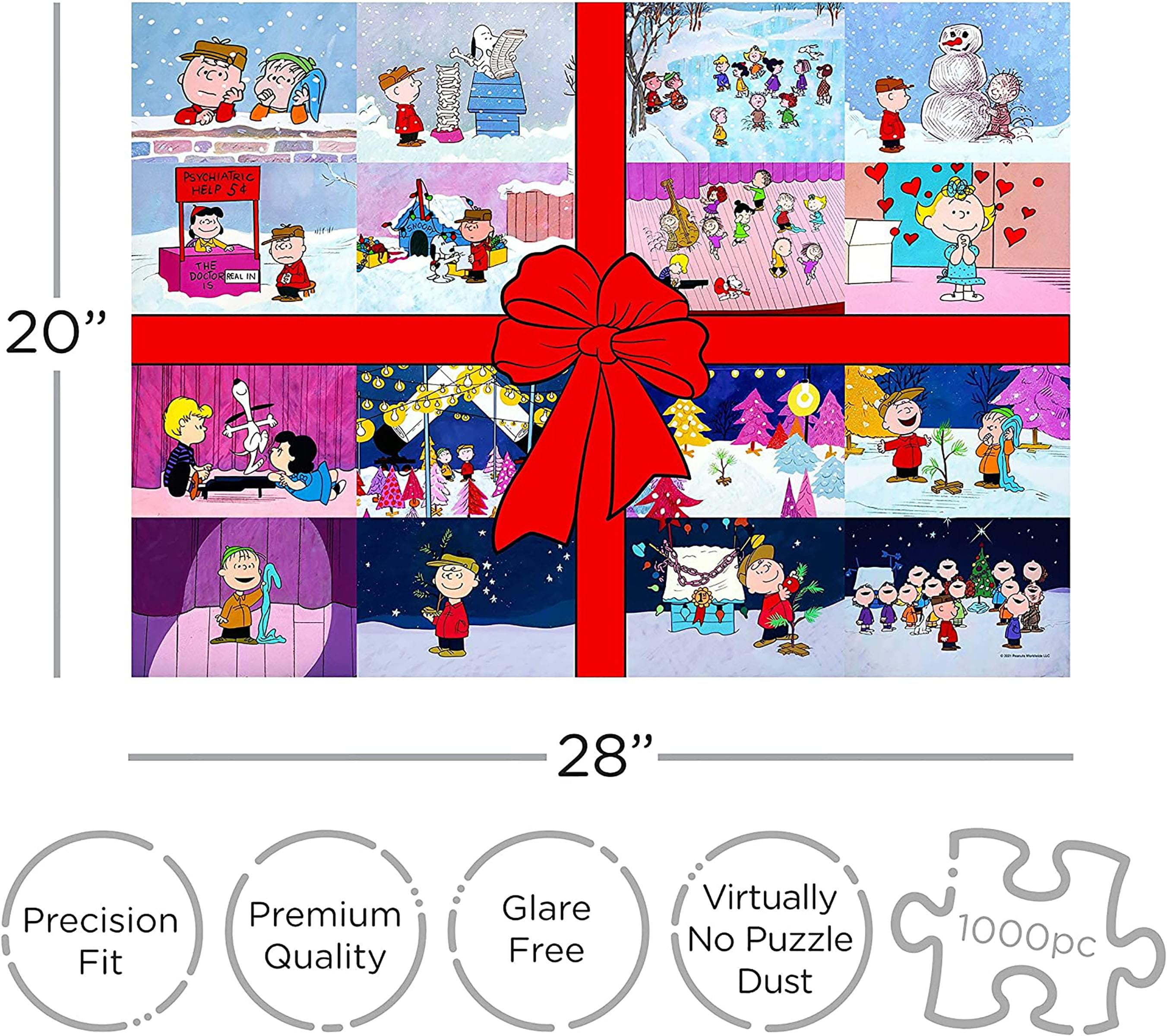 チャーリー・ブラウン クリスマス 1000ピース Amazon.com: AQUARIUS Peanuts Charlie Brown Christmas Puzzle