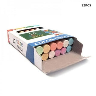 YDxl 12 Sticks Water-soluble Dustless Chalkboard Chalk Crayons School  Office Supplies 