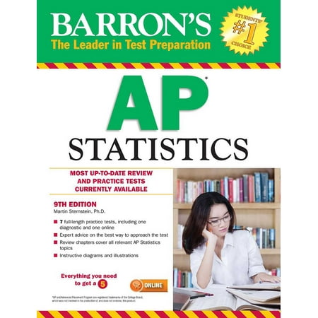 Barron's AP Statistics (Best Advanced Statistics Textbook)