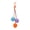 Orange 1PCS, variant on HOARBOEG 1PCS Hanging Cotton Rope Ball Toy for Indoor Cats, Cat Chew Toy for Teething & Boredom Relief, Natural Sisal Jute Rope Hanging Toy with Bell for Cage or Scratching Post
