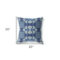 thumbnail image 5 of HomeRoots 418149 5 x 20 x 20 in. Dark Blue Blown Seam Geometric Indoor & Outdoor Throw Pillow, 5 of 5