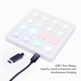 thumbnail image 3 of M Buder Controlador MIDI Inalámbrico Pad RGB Retroiluminado Portátil USB C para DJ y Arreglos Musicales 15.00 cm / 5.9 inches, 3 of 9