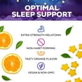 thumbnail image 6 of Sleep Gummies Supplement 6mg - Sugar Free Melatonin Gummy for Adults, Natural Zero Sugar Sleeping Gummy for Adults, Kids, Orange Flavored, Vegan, Extra Strength Sleep Vitamin Support - 120 Gummies, 6 of 9