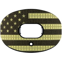 Battle Sports 3D Diamonds Oxygen Lip Protector Mouthguard - Black/Gold