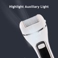 thumbnail image 4 of Graflsoa Moulin à Pied Numérique Rechargeable avec Vitesses Réglables, Étanche IPX7, 3 Têtes de Broyage & Kit de Pédicure 10 Pcs, Blanc, 4 of 6