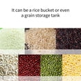 thumbnail image 3 of Dispensadores De Cereales Montados En La Pared Sellado A Prueba De Humedad Almacenamiento De Granos Sin Perforar 1000Ml Alimentos Nueces Café Grano Soya Arroz Cocina Dispensador Contenedor Yuarrent HA014572-00, 3 of 7