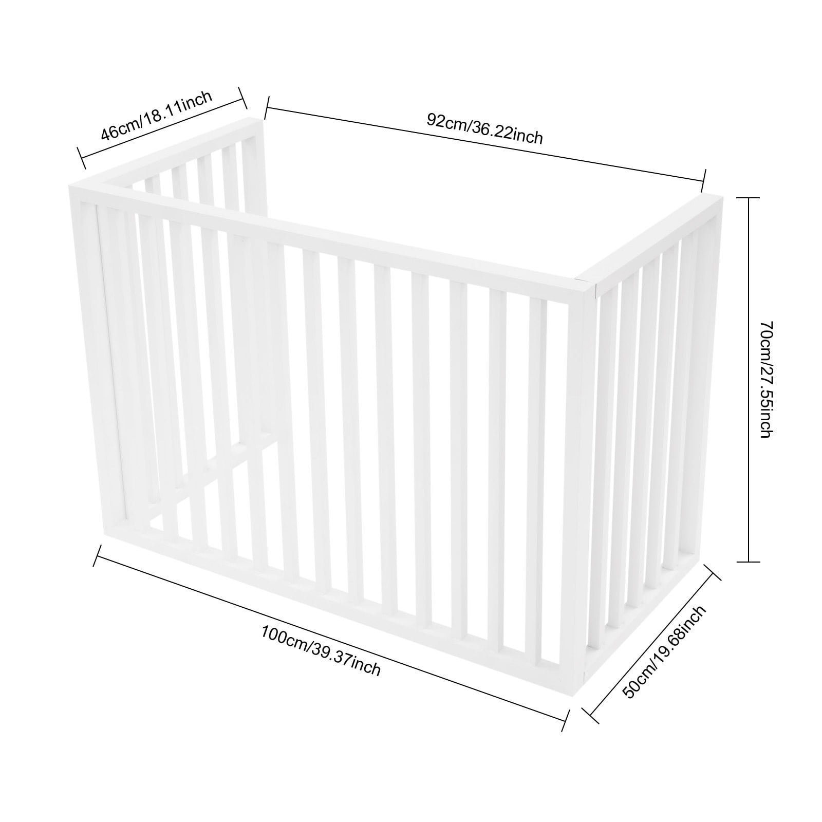 ToppiJoy 1.5P 3 Panels Air Conditioner Fence, Drill-Type Louvered Grille AC Unit Fence Outdoor, for Outdoor Trash Can, Pool Equipment Enclosure Panels White