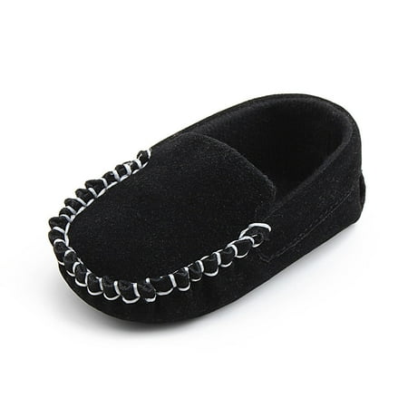 

Toyella Toddler Classic Casual Shoes Lovely Infant Moccasins Princess Baby Sneakers Shoes Baby Matte Pu Spring Autumn Shoe Black 12cm